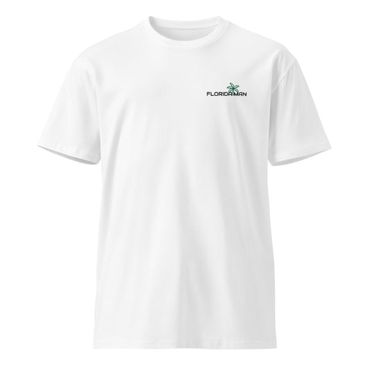 Florida Palm T-shirt in white